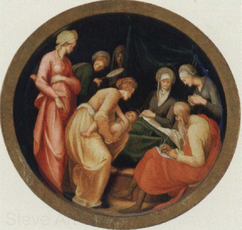 Jacopo Pontormo The birth of the Baptist